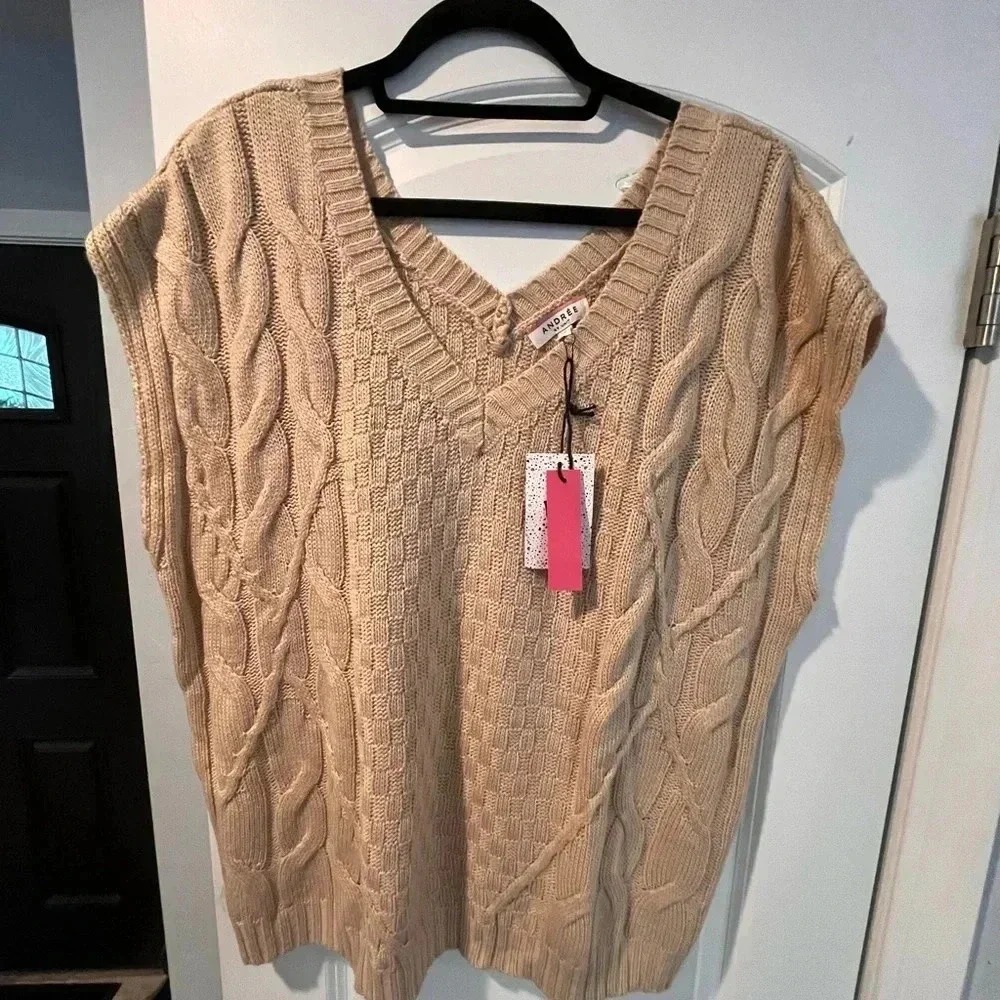 Andree by Unit Sweater Vest - 1X